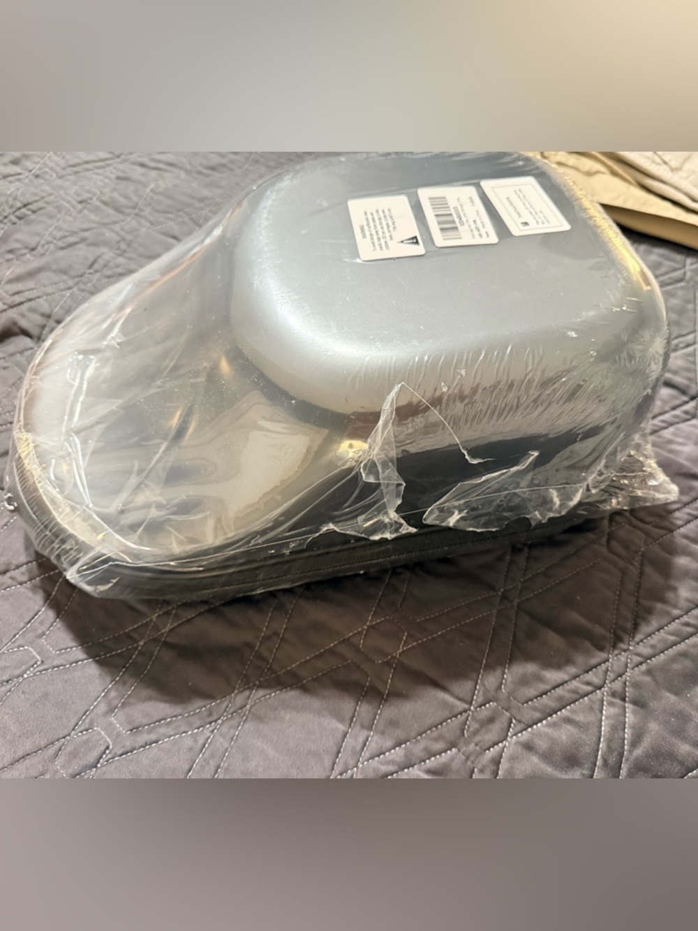 Grey Hard Shell Hat Case